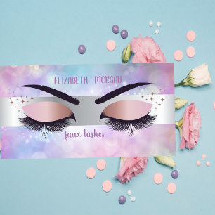 Póster Moderno Guay Bokeh, Stripe, Faux Lashes