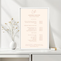 Moderno, Line Art, Woman, Leafy, Salon, Pricelista
