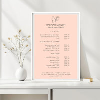 Moderno, Line Art, Woman, Leafy, Salon, Pricelista