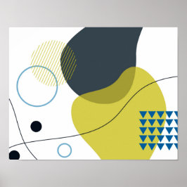 Póster Moderno, memphis, fresco, único, moderno ilustraci