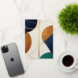 Póster moderno minimalista con triángulo superpues