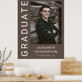 Póster Moderno Photo Boy 2023 Graduación