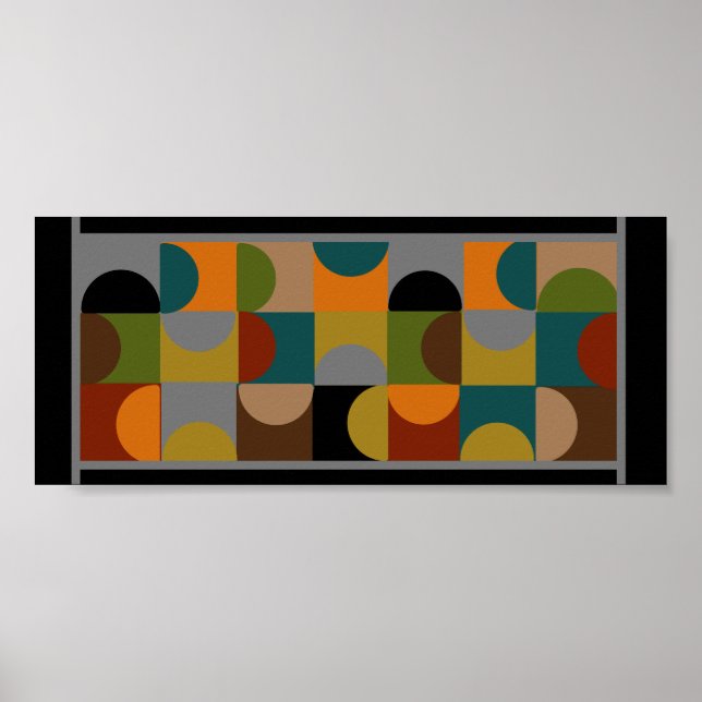 Póster Moderno poster de mediados de siglo (Frente)