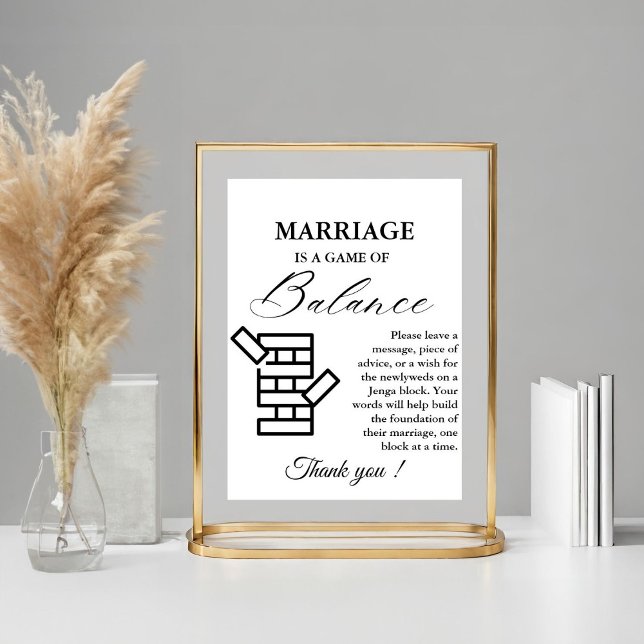 Póster Moderno Rótulo de libros de juegos de Boda mínimo  (Subido por el creador)