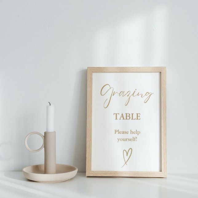 Póster Moderno Rótulo de mesa de barniz dorado Minimalist (Subido por el creador)