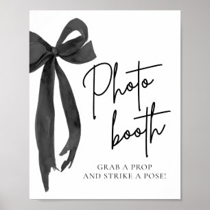 Póster Moderno Rótulo elegante de la caja de fotos de Bla
