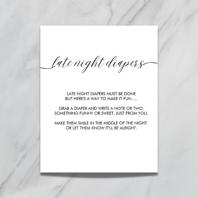 Póster Moderno Rótulo Minimalista simple de pañales noctu (Subido por el creador)