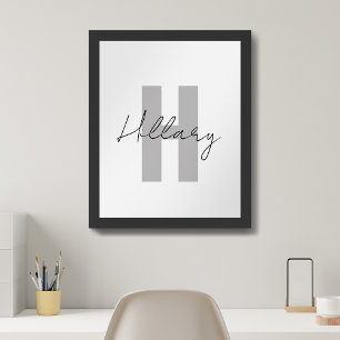 Póster Moderno simple personalizado Personalizado 