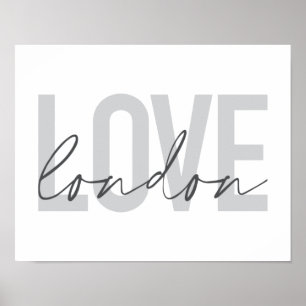 Póster Moderno, urbano, simple, fresco, diseño de Love Lo
