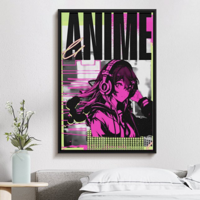 Póster Moderno y elegante chica Anime (Subido por el creador)