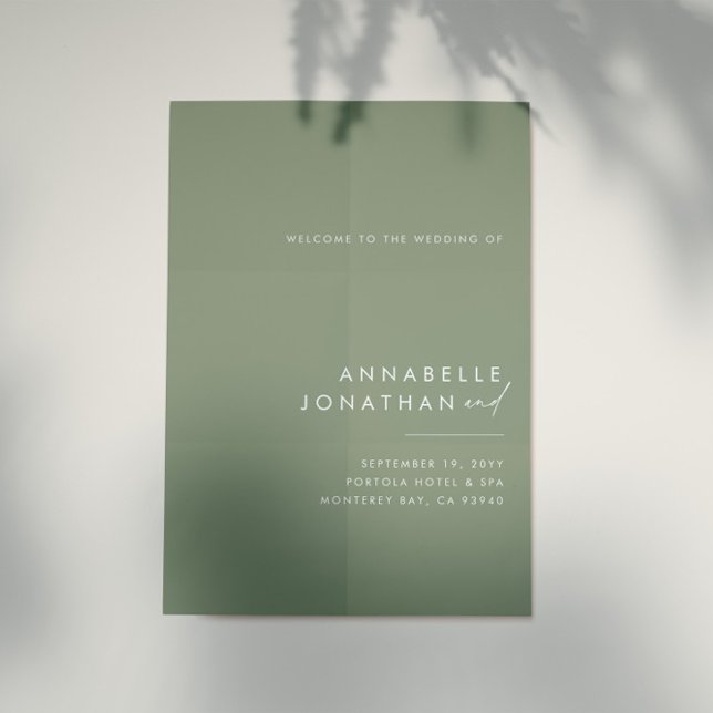 Póster Moderno y elegante sage verde (Subido por el creador)