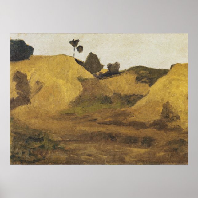 Póster Modersohn-Becker - Cantera en Weyersberg 1899 (Frente)
