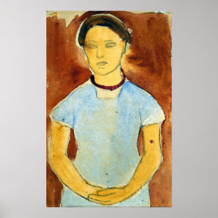 Póster Modersohn-Becker - Estudio Para Lee Hoetger