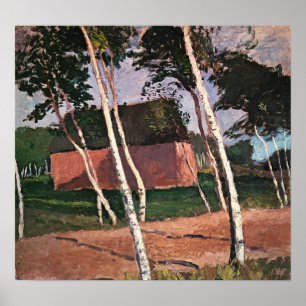 Póster Modersohn-Becker - Paisaje de Worpswede
