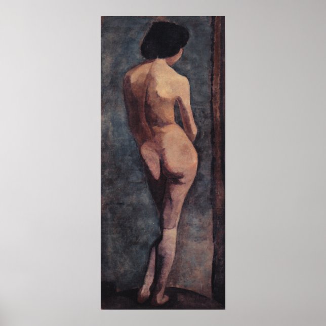 Póster Modersohn-Becker - Standing Female 1905 (Frente)