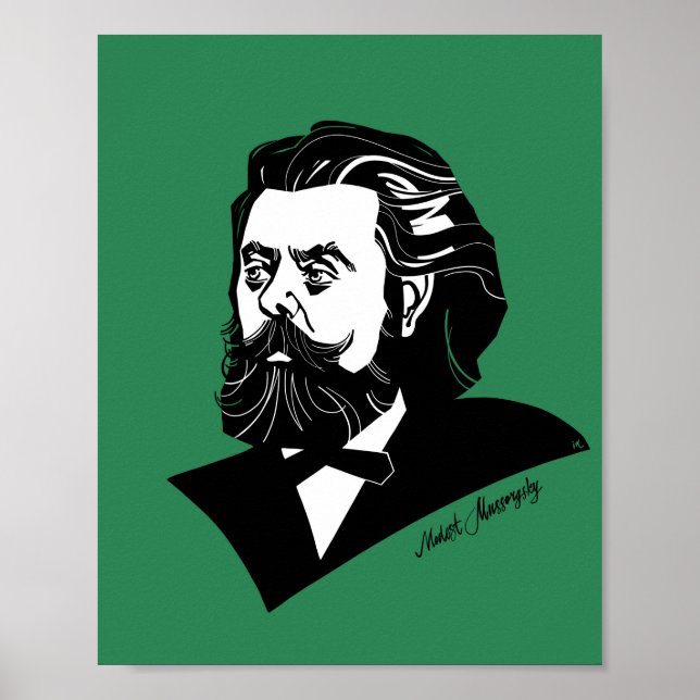 Póster Modest Mussorgsky (Frente)