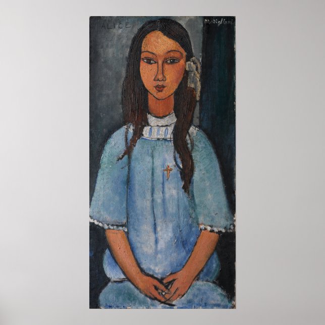 Póster Modigliani - Alice 1915 (Frente)