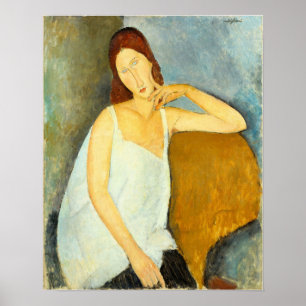 Póster Modigliani - Jeanne Hebuterne