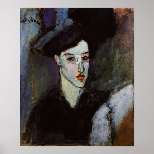 Póster Modigliani - La judía 1908 (Frente)
