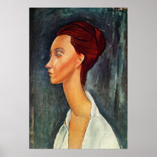 Póster Modigliani - Lunia Czechowska 1919