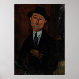 Póster Modigliani - Paul Guillaume 1915