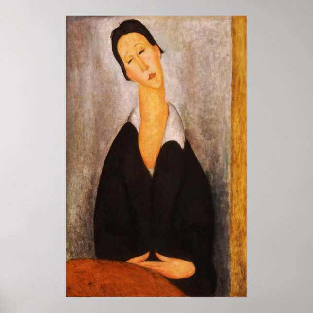 Póster Modigliani - Una mujer polaca (Frente)