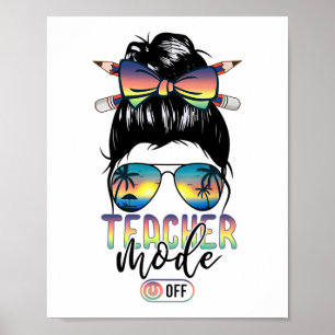 Póster Modo Apagado Camisas Final Del Año Hola Verano