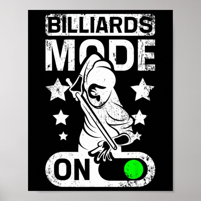 Póster Modo Billiards activado (Frente)