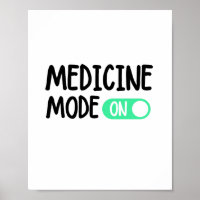 Modo de medicina En camiseta