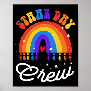 Póster Modo Del Día Del Estadio De Prueba En El Profesor 