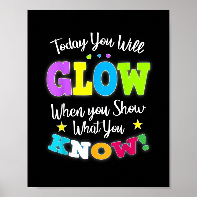 Póster Modo Diurno De Prueba Gracioso En Ideas De Prueba  (Frente)