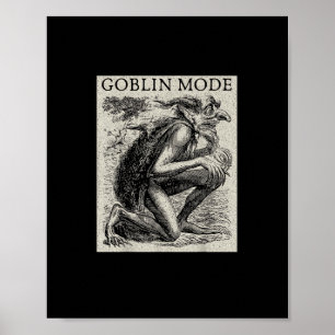 Póster Modo Duende Goblincore Fairycore Grunge Medieval