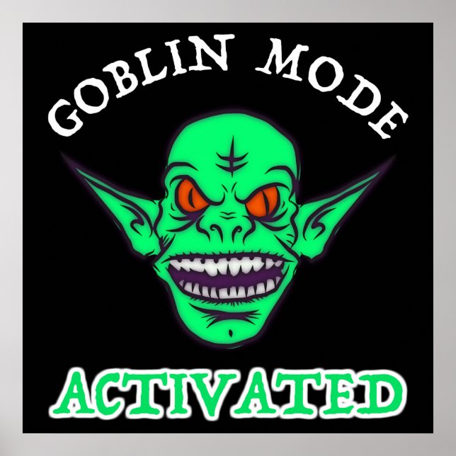 Póster Modo Goblin activado (Frente)