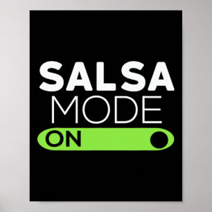 Póster Modo Salsa Infantil En Camisa - Camisa Danzante Gr