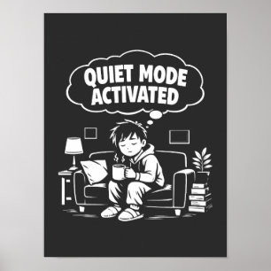 Póster Modo Silencio Activado