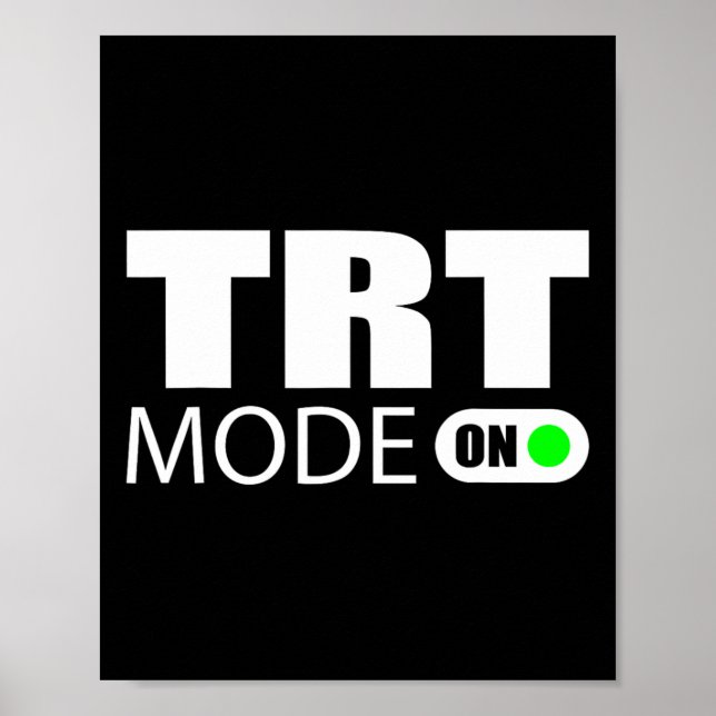 Póster Modo Trt activado (Frente)
