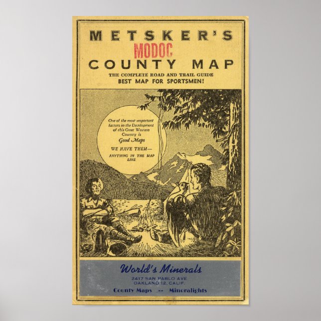 Póster Modoc County (Frente)