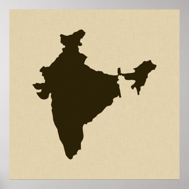 Póster Modos de especias de chocolate en India (Frente)