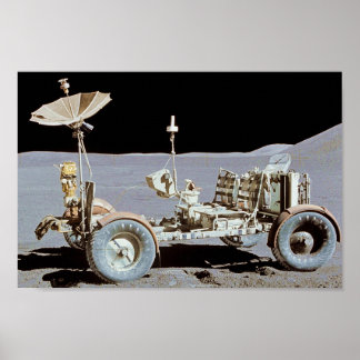 Póster Módulo Apolo Lunar