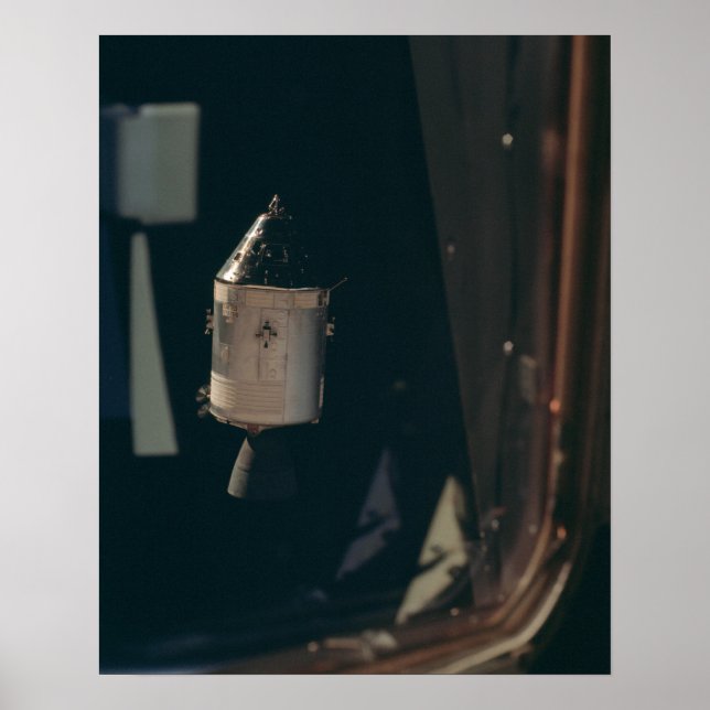 Póster Módulo de comando y servicio Apollo 9 visto desde  (Frente)