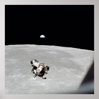 Póster Módulo lunar Apolo 11