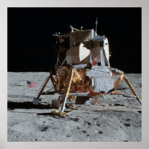 Póster Módulo lunar Apolo 14