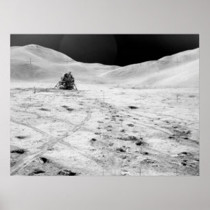 Póster Módulo lunar Apolo 15