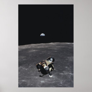 Póster Módulo lunar "Eagle " de Apolo 11