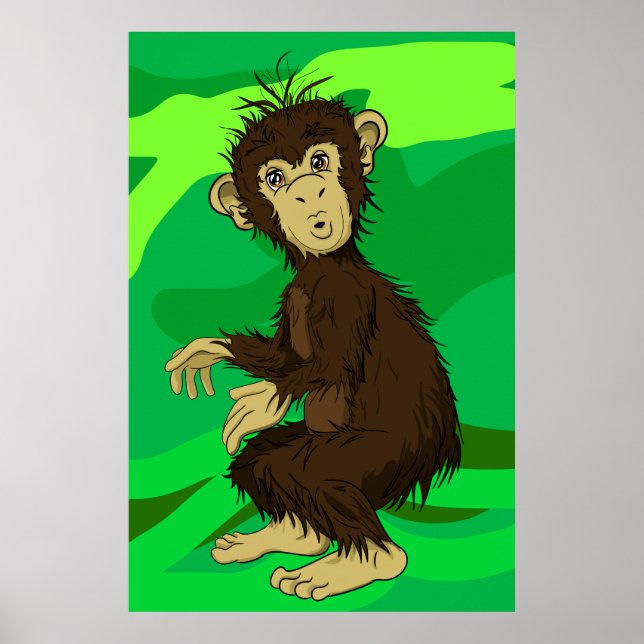 Póster Moe Monkey (Frente)