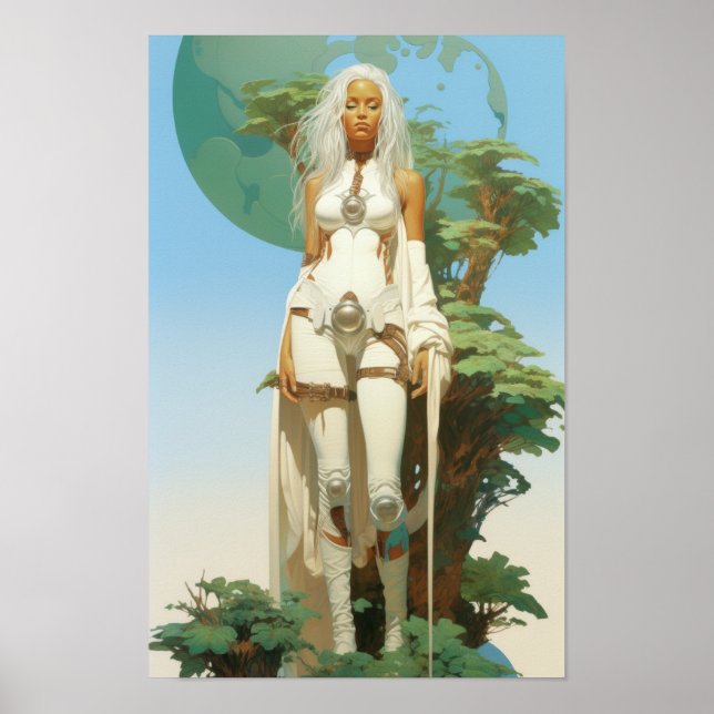 Póster Moebius Maxfi: Impresionante poste de diseño de pe (Frente)