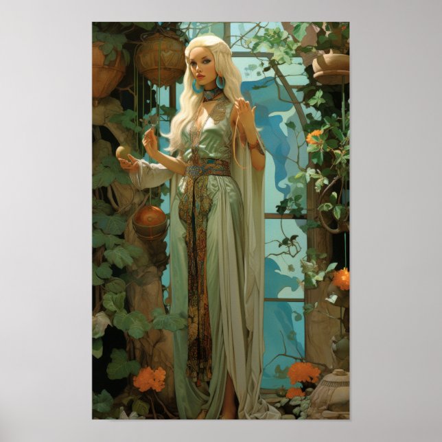 Póster Moebius Maxfi: Impresionante poste de diseño de pe (Frente)