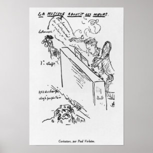 Póster Moeurs adoucit de los les de Musique del La