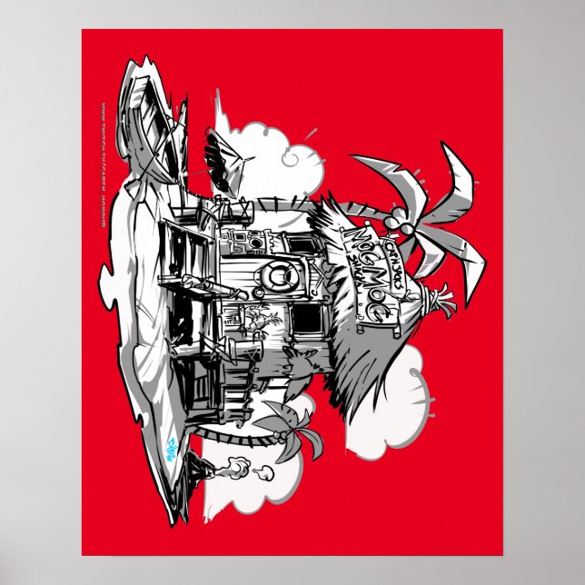 Póster Mog Mog Shack Poster (Frente)
