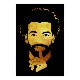 Póster Mohamed Salah, el Rey Egipcio del Fútbol
